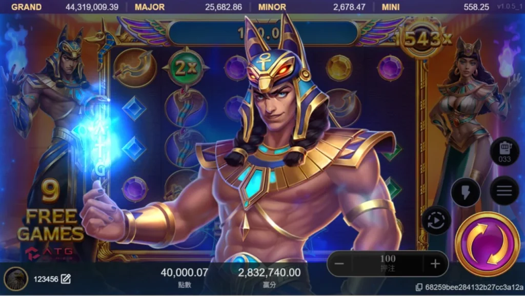 戰神賽特2 覺醒之力免費遊戲畫面，賽特神角色能量釋放